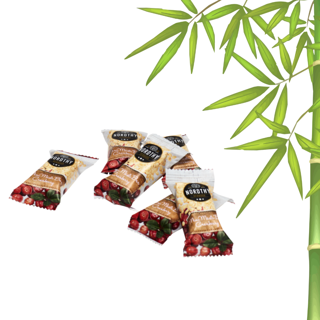 Nordthy Mini Müsli Bars Cranberry - 175g