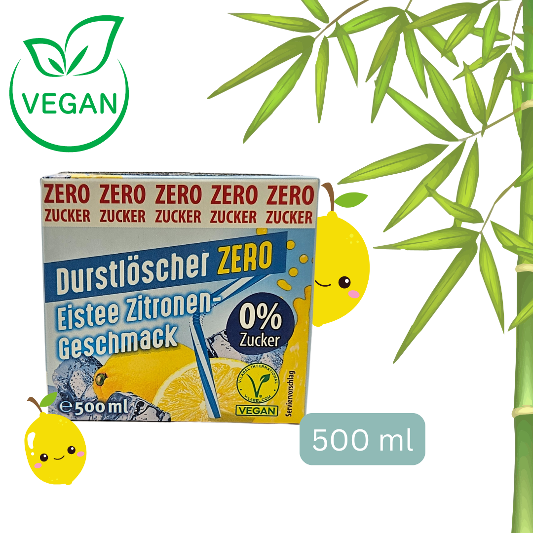 Durstlöscher "Eistee Zitrone Zero" - 500 ml
