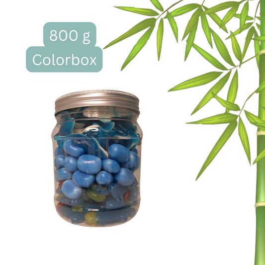 Süßigkeiten Color Box blue 800g 