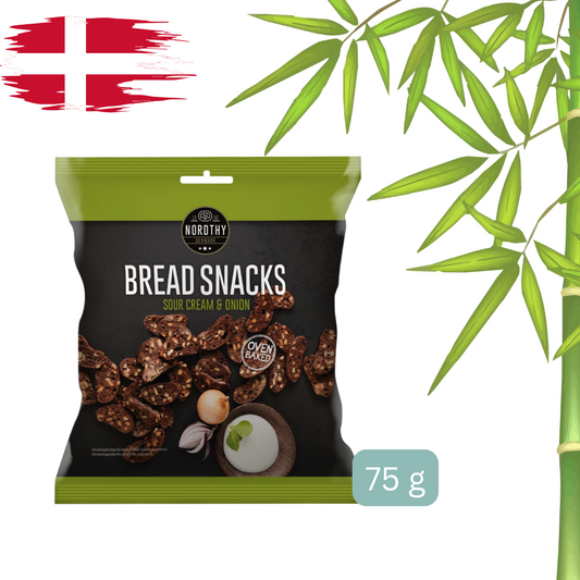 Nordthy Bread Snacks Sour Cream & Onion - 75g