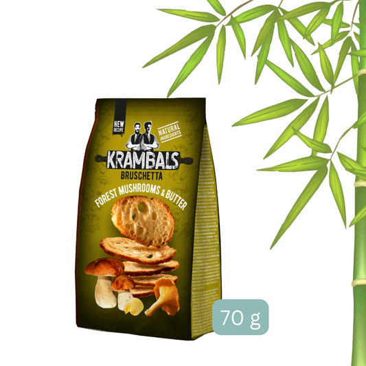 Krambals Bruschetta Mushrooms & Butter - 70g