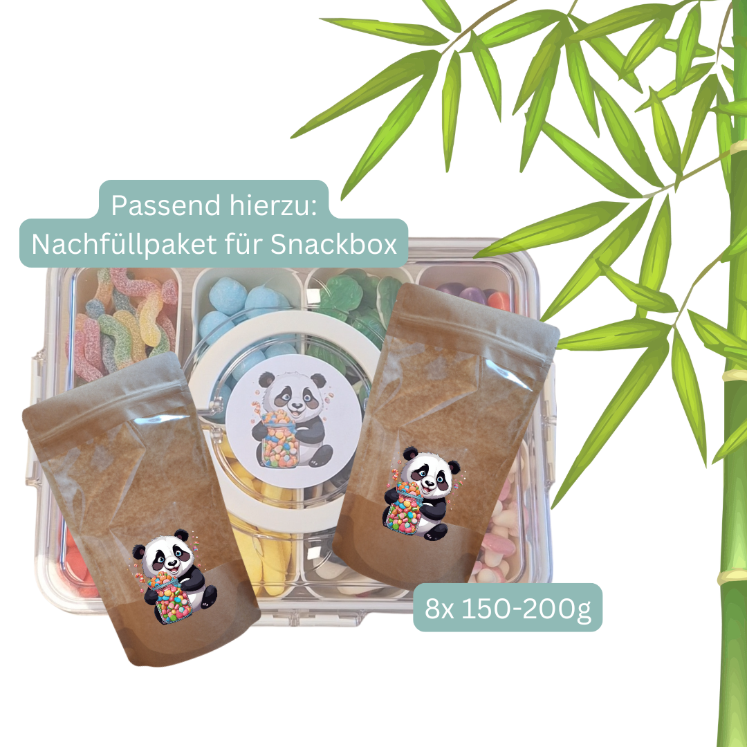 Süßigkeiten Snackbox (8 Fächer)