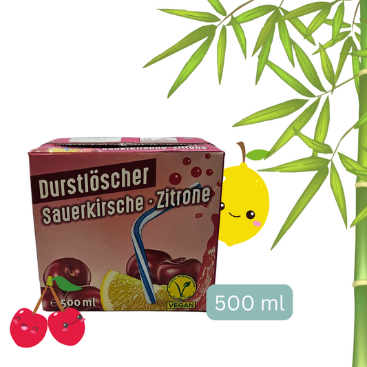 Durstlöscher "Sauerkirsche Zitrone" - 500 ml